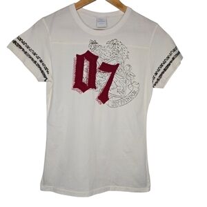 Harry Potter GRYFFINDOR Womens Fitted Baby Tee Shirt Size Medium